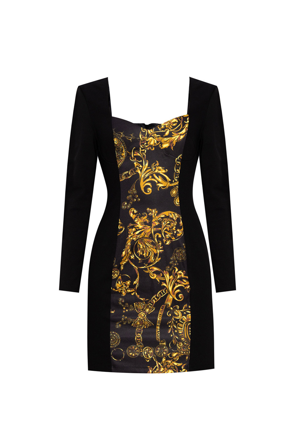 Versace long hot sale sleeve dress